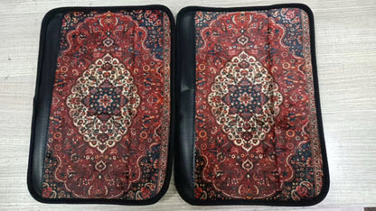 Seatbelt Cover - Saffron Red