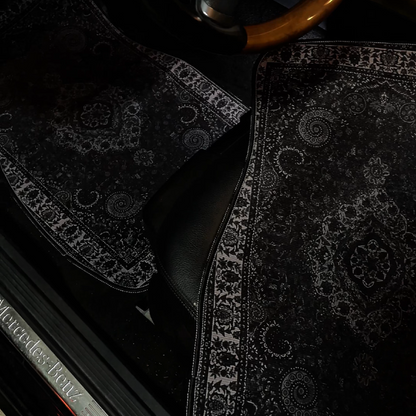 Obsidian Black 4 Piece Mat Set + Free Seatbelt & Wheel Covers